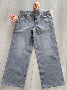 Lucky Brand Women's Straight-Leg Jeans in Gray